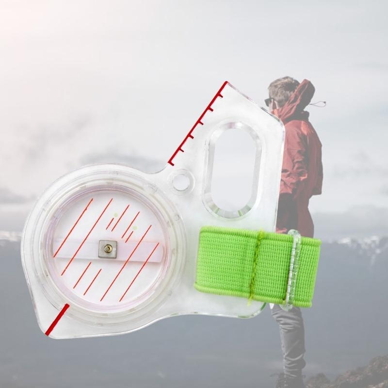 Multifunctional Thumb Compass For Orienteering Hiking Map Navigation Tool 2