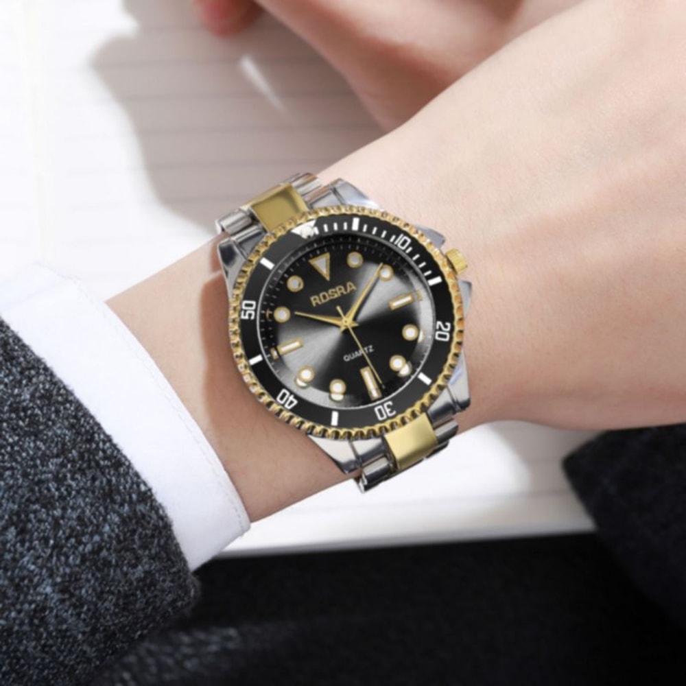 Luxury Mens Business Quartz Watch Stainless Steel Classic Dress Sport Timepiece 4