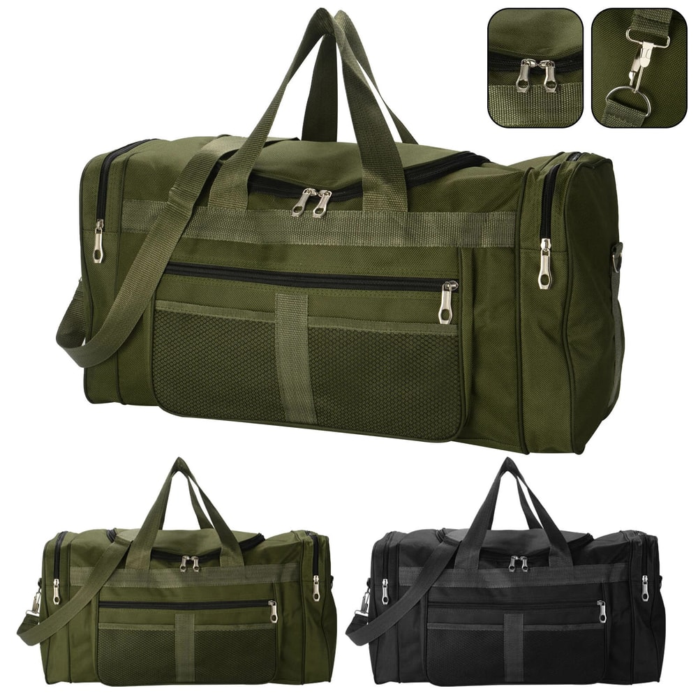Extra Large Travel Duffel Bag Waterproof Gym Weekend Holdall With Shoe Compartment 1