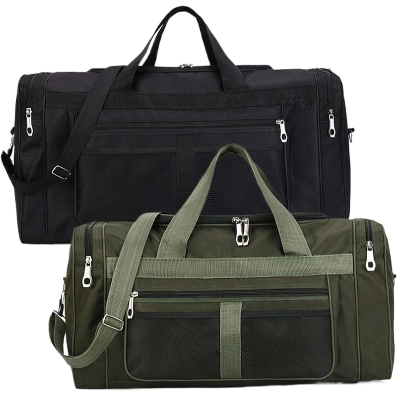 Extra Large Travel Duffel Bag Waterproof Gym Weekend Holdall With Shoe Compartment 0