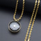 Mini Survival Compass Necklace Outdoor Hiking Pendant Stainless Steel Pocket Compass 5
