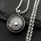 Mini Survival Compass Necklace Outdoor Hiking Pendant Stainless Steel Pocket Compass 6