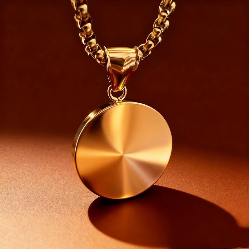 Viking Compass Pendant Necklace Stainless Steel Vintage Norse Jewelry For Men 2