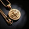 Viking Compass Pendant Necklace Stainless Steel Vintage Norse Jewelry For Men 0
