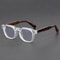 Retro Square Blue Light Blocking Glasses Thick Frame Anti Radiation Eyewear 3