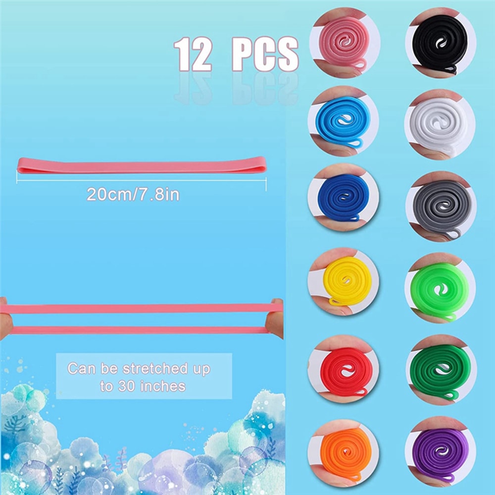 Elastic Beach Towel Bands Non Slip Beach Chair Towel Holder Straps Set 4