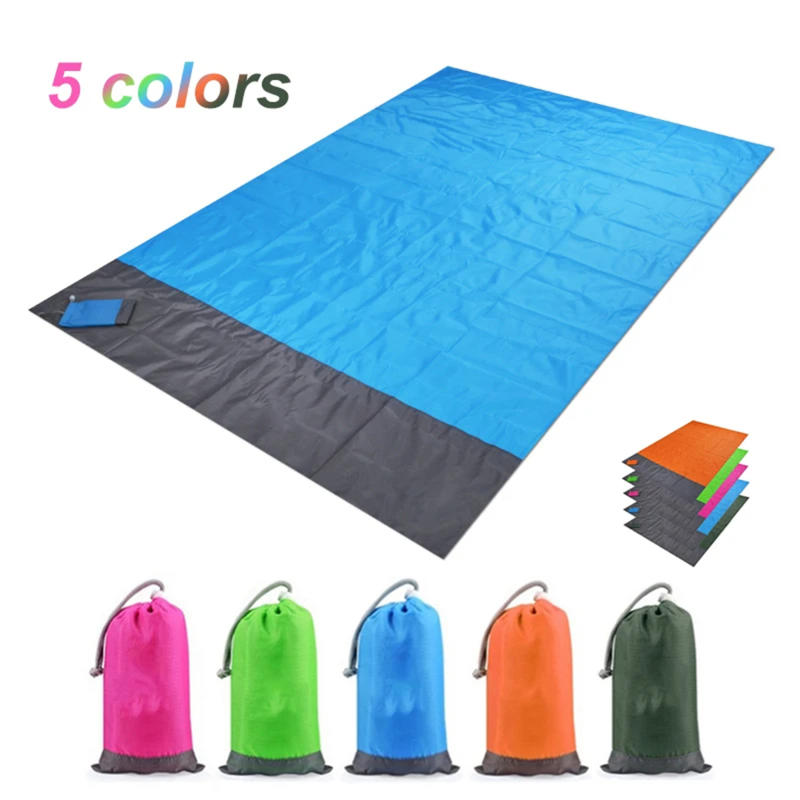 Sandproof Waterproof Beach Blanket Lightweight Picnic Mat for Travel and Outdoor Use