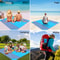 Extra Large Waterproof Beach Mat Sand Free Foldable Picnic Blanket For Camping Travel 0