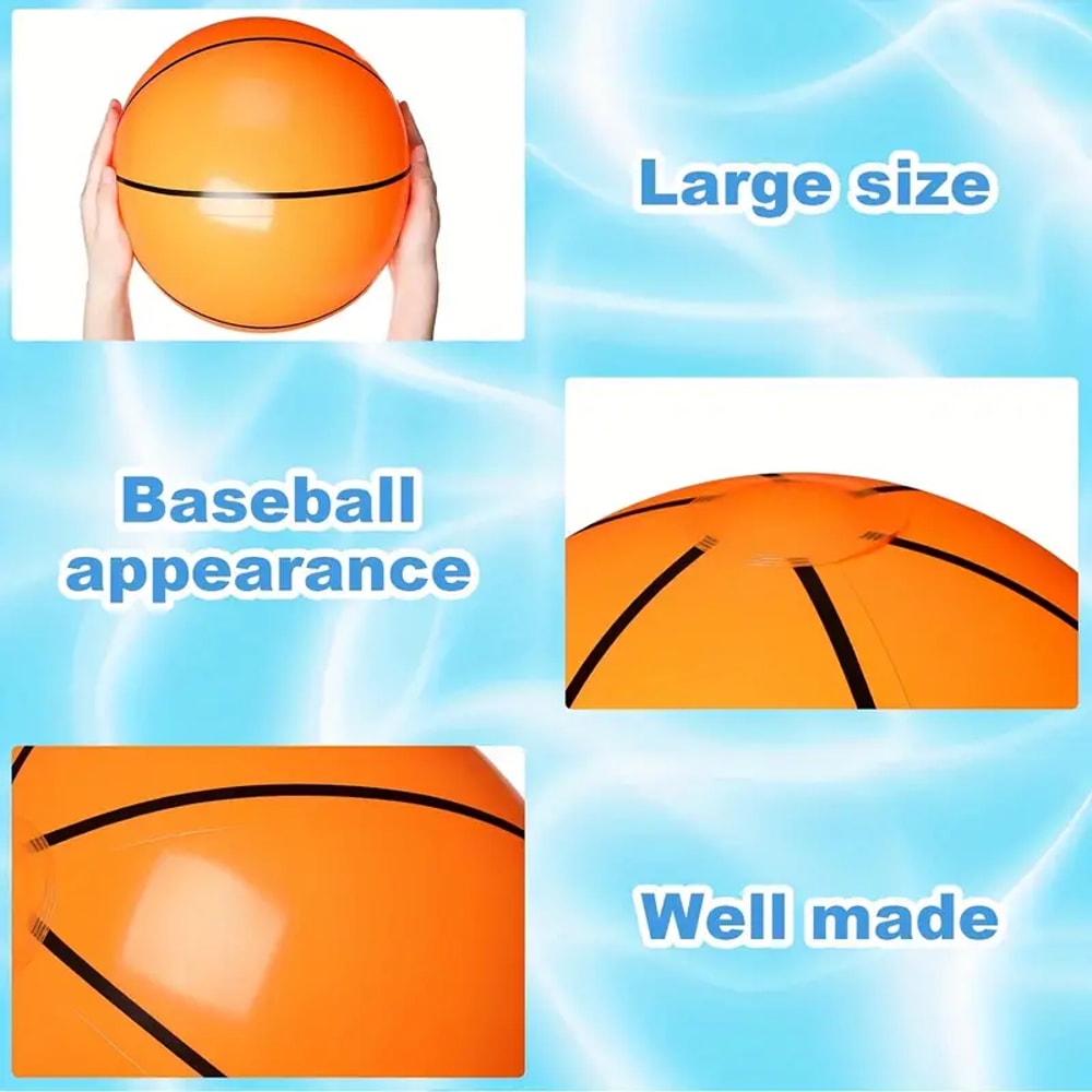 Thickened Inflatable Beach Ball Set Durable Pool Party Sports Balls 3