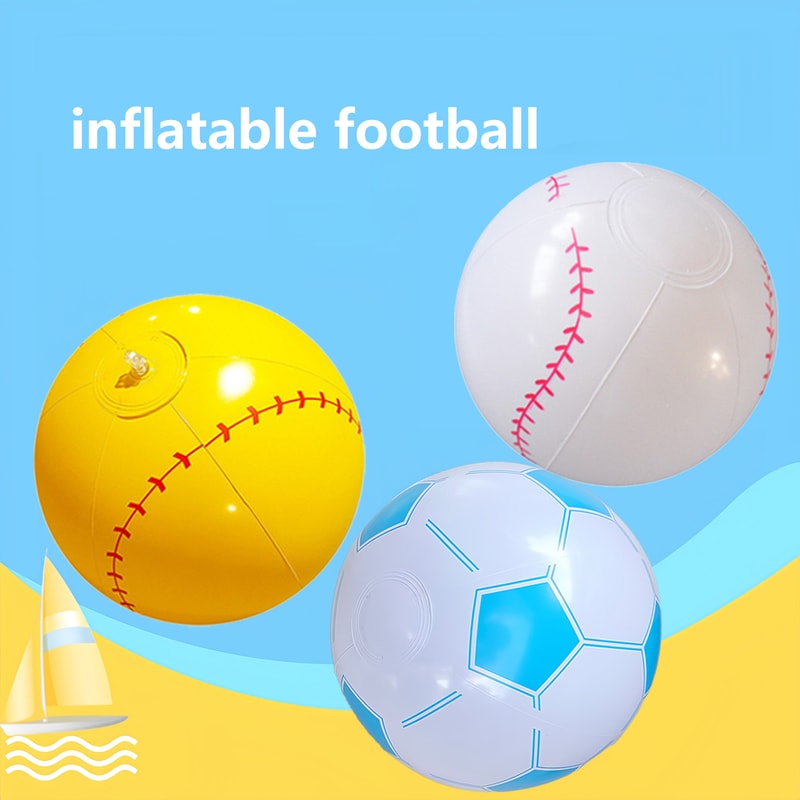 Thickened Inflatable Beach Ball Set Durable Pool Party Sports Balls 4