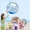 Glitter Sequins Inflatable Beach Ball Clear Pool Toy For Summer Parties 0