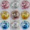 Glitter Sequins Inflatable Beach Ball Clear Pool Toy For Summer Parties 3