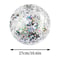 Glitter Sequins Inflatable Beach Ball Clear Pool Toy For Summer Parties 8