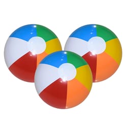 colorful inflatable beach ball kids pool party toy summer water play ball