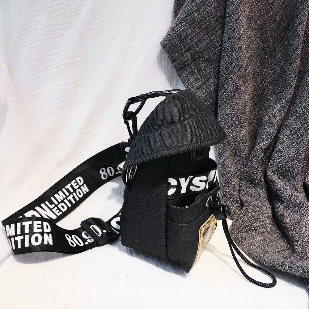 Trendy Street Style Messenger Bag Letter Print Crossbody Chest Bag For Women 1