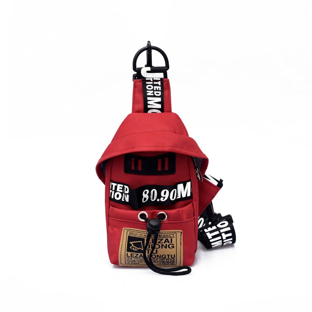 Trendy Street Style Messenger Bag Letter Print Crossbody Chest Bag For Women 5