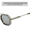 Vintage Steampunk Square Sunglasses Metal Frame Retro Eyewear 3