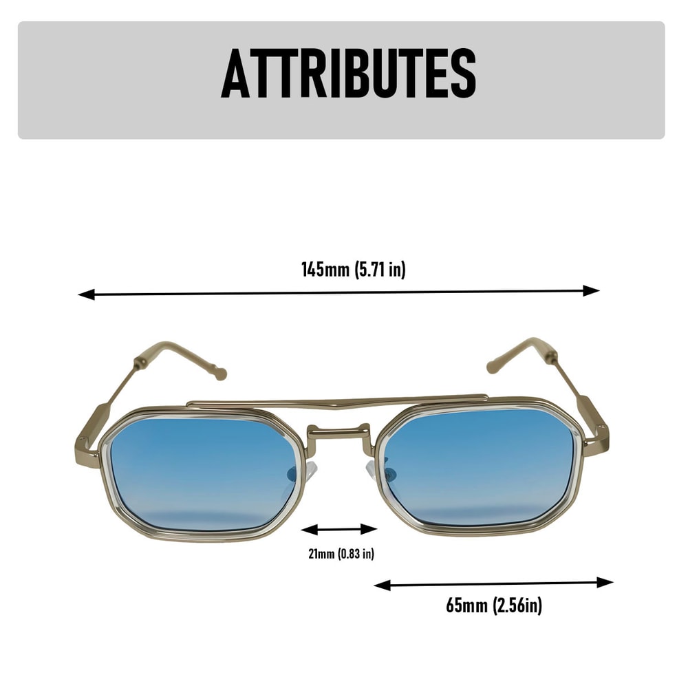 Vintage Steampunk Square Sunglasses Metal Frame Retro Eyewear 5