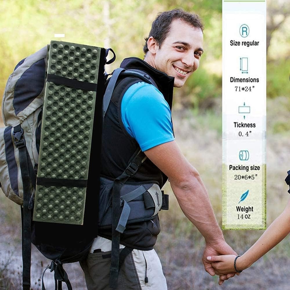 Foldable Camping Sleeping Pad Moisture Proof Foam Picnic Mat Lightweight Backpacking Cushion 3
