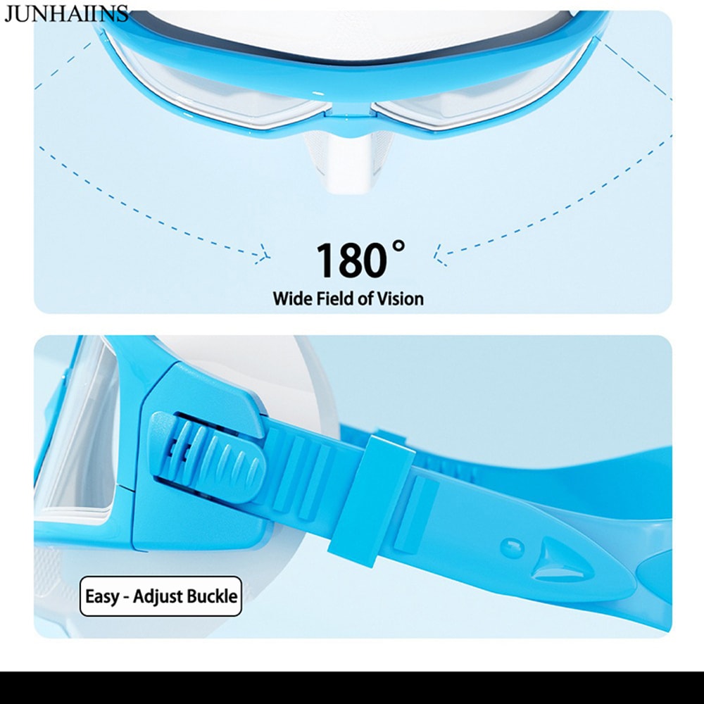 Low Volume Freediving Mask Set Anti Fog Wide View Snorkeling Diving Mask 5