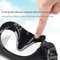 Frameless Snorkel Mask Set with Panoramic Lens Soft Silicone Diving Gear