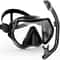 Professional Snorkeling Mask Set Anti Fog Diving Mask With Dry Snorkel Silicone Seal 0