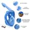 Kids Full Face Snorkel Mask Anti Fog Swimming Diving Mask Set With Dry Top System 1