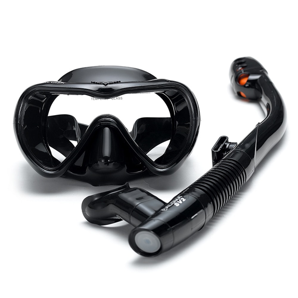 Leakproof Snorkel Set Anti Fog Goggles With Dry Snorkel Tube For Swimming And Diving 6
