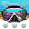 Anti Fog Snorkeling Mask Set With Dry Top Snorkel Leakproof Diving Gear 2