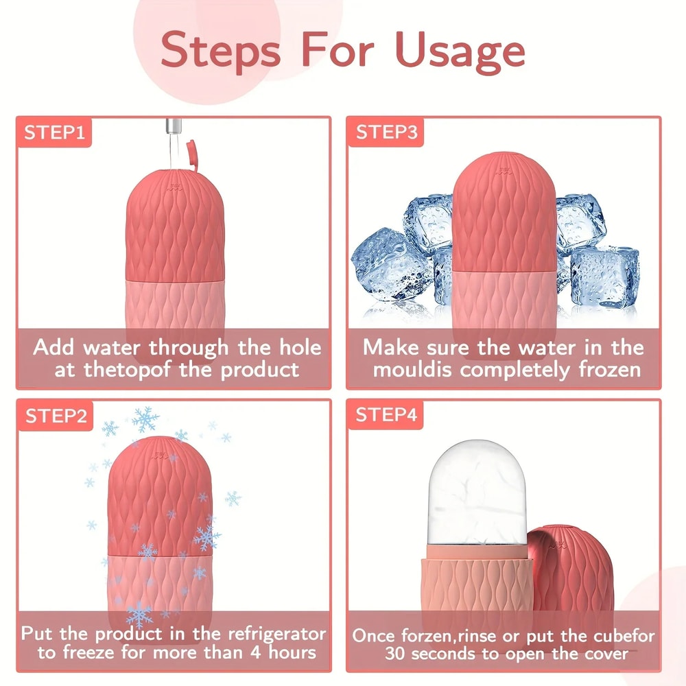 Ice Roller for Face and Eyes Skin Tightening Facial Massage Tool