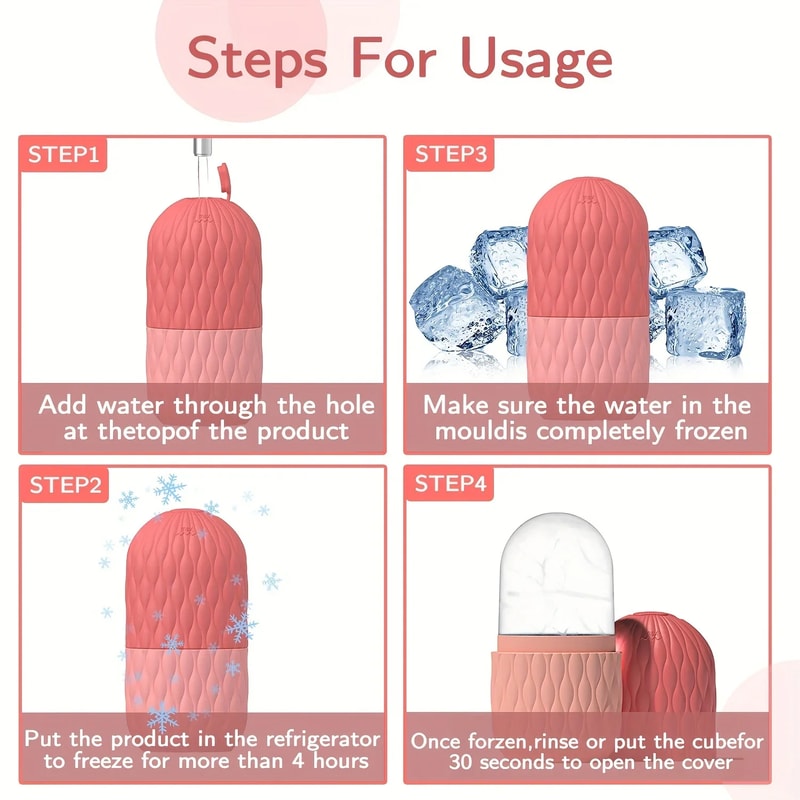 Ice Roller for Face and Eyes Skin Tightening Facial Massage Tool