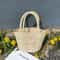 Korean Style Straw Bag Summer Basket Purse Cute Retro Woven Handbag 3