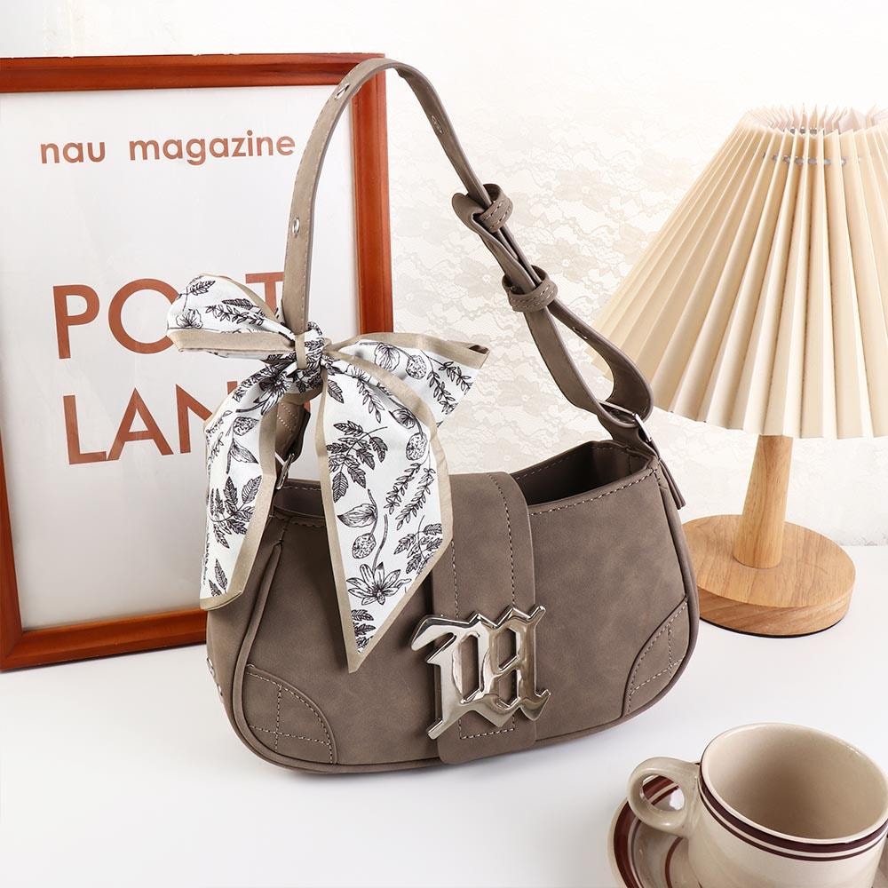 Floral Silk Hair Scarf Ribbon Korean Style Satin Hairband For Women 1