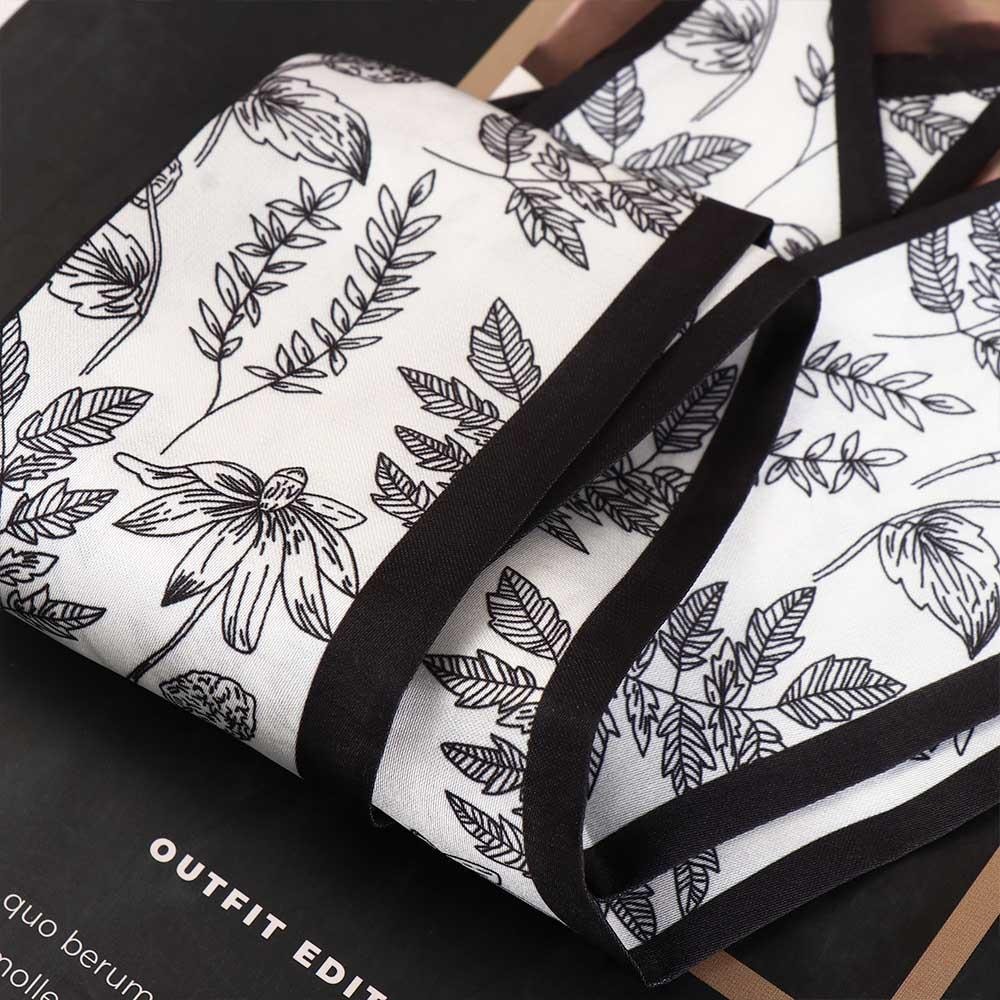 Floral Silk Hair Scarf Ribbon Korean Style Satin Hairband For Women 2