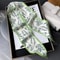 Floral Silk Hair Scarf Ribbon Korean Style Satin Hairband For Women 6