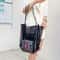 Summer Mesh Tote Bag Large Capacity Hollow Out Beach Shoulder Handbag 2