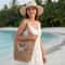 Handmade Straw Beach Bag Large Capacity Woven Summer Tote For Women 2