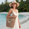 Handmade Straw Beach Bag Large Capacity Woven Summer Tote For Women 2