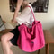 Reusable Canvas Tote Bag Lightweight Foldable Shoulder Shopping Bag For Women 1