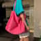 Reusable Canvas Tote Bag Lightweight Foldable Shoulder Shopping Bag For Women 5