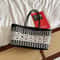 Waterproof Woven Plastic Tote Bag Durable Picnic Beach Shopping Basket 4