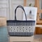 Waterproof Woven Plastic Tote Bag Durable Picnic Beach Shopping Basket 7