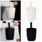 Large Capacity Canvas Tote Bag Minimalist Solid Color Everyday Handbag 1