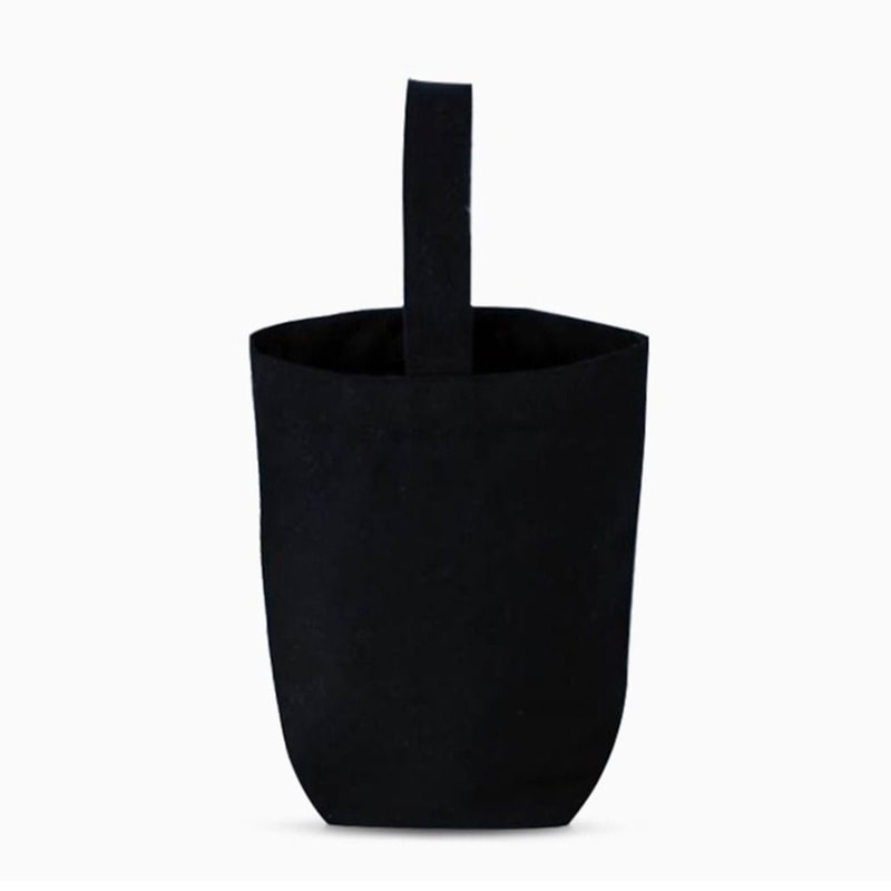 Large Capacity Canvas Tote Bag Minimalist Solid Color Everyday Handbag 0