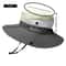 Womens Wide Brim Sun Hat With Ponytail Hole Breathable Waterproof Summer Beach Hat 5