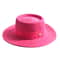 Wide Brim Straw Sun Hat For Women Beach Travel Ribbon Summer Hat 11