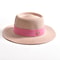 Wide Brim Straw Sun Hat For Women Beach Travel Ribbon Summer Hat 0