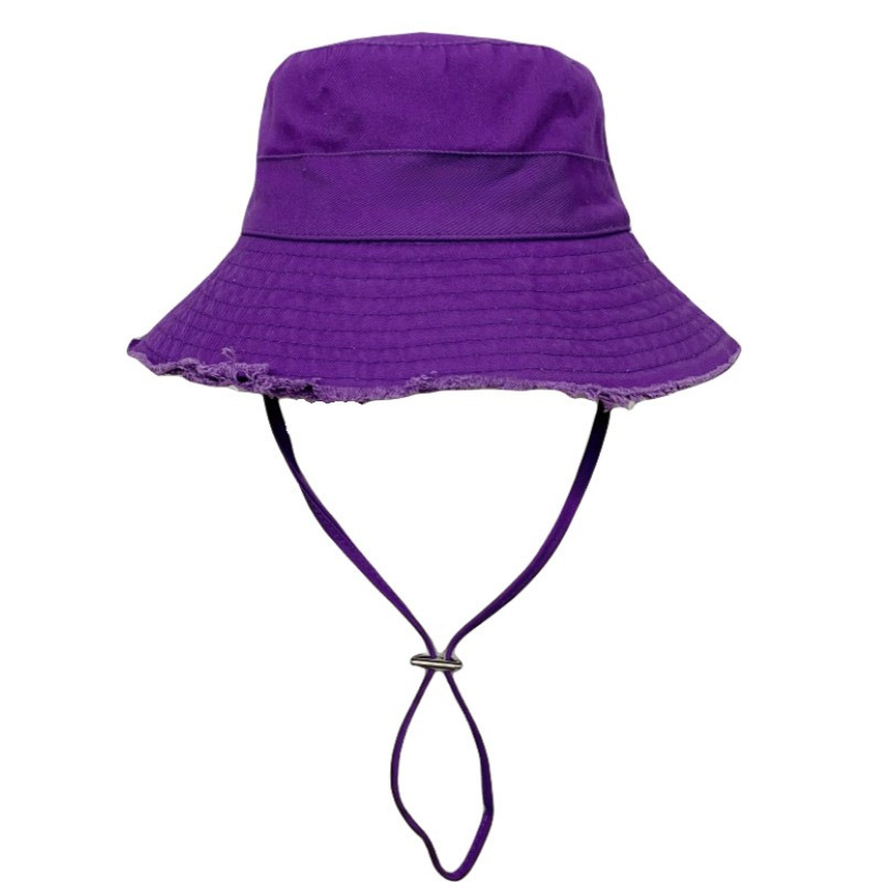 Fluffy Bucket Hat Women Summer Sun Hat Soft Beach Travel Fisherman Hat 5