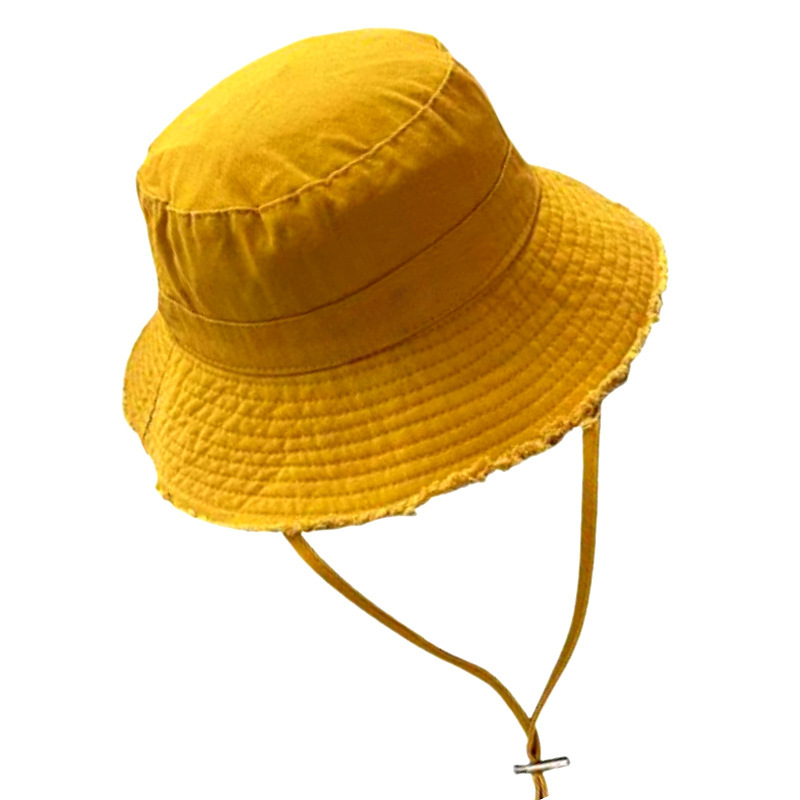Fluffy Bucket Hat Women Summer Sun Hat Soft Beach Travel Fisherman Hat 7