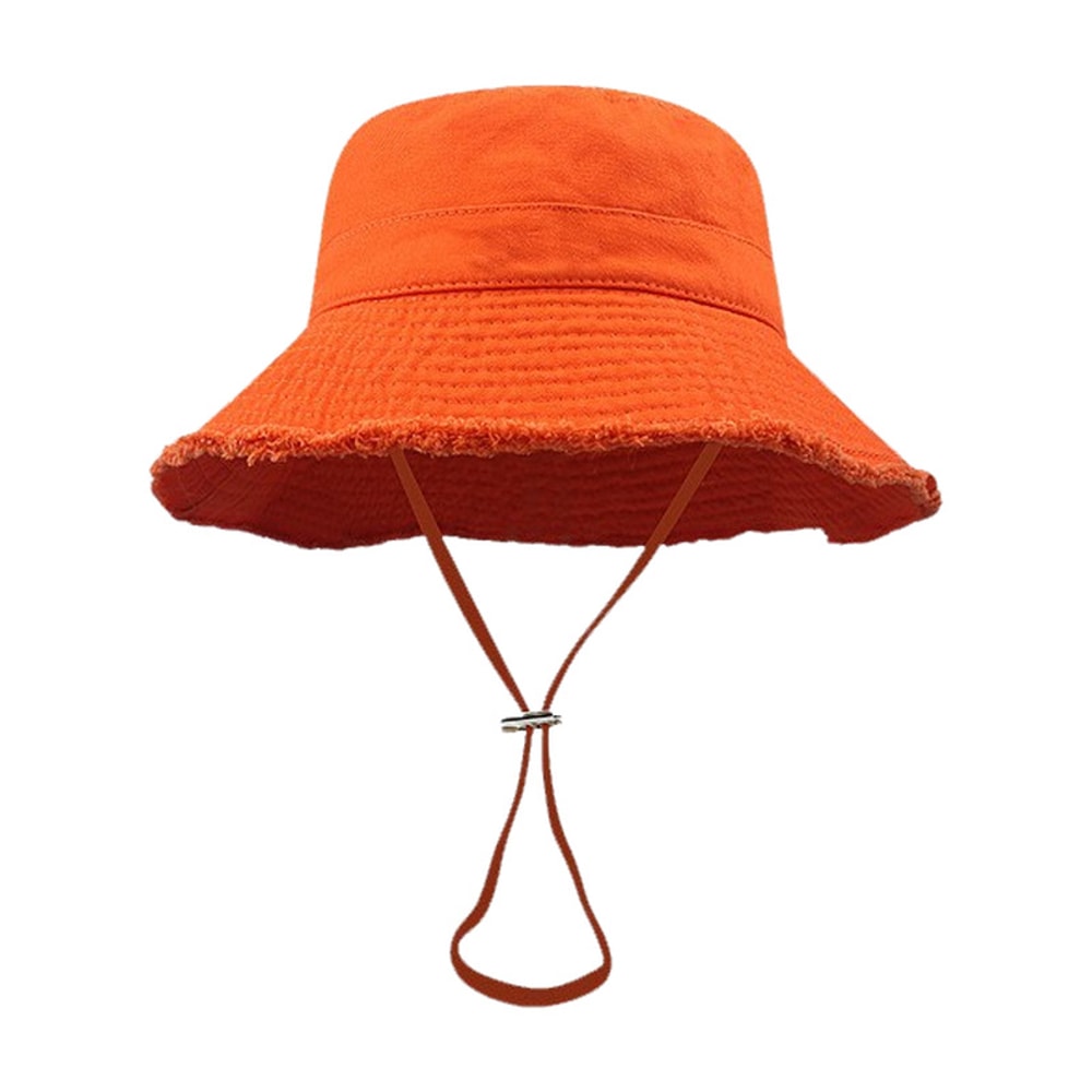 Fluffy Bucket Hat Women Summer Sun Hat Soft Beach Travel Fisherman Hat 11
